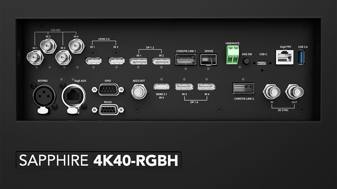 Christie Sapphire 4K40-RGBH-Demoware