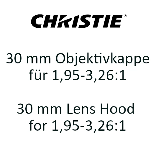 Christie 30 mm Objektivkappe