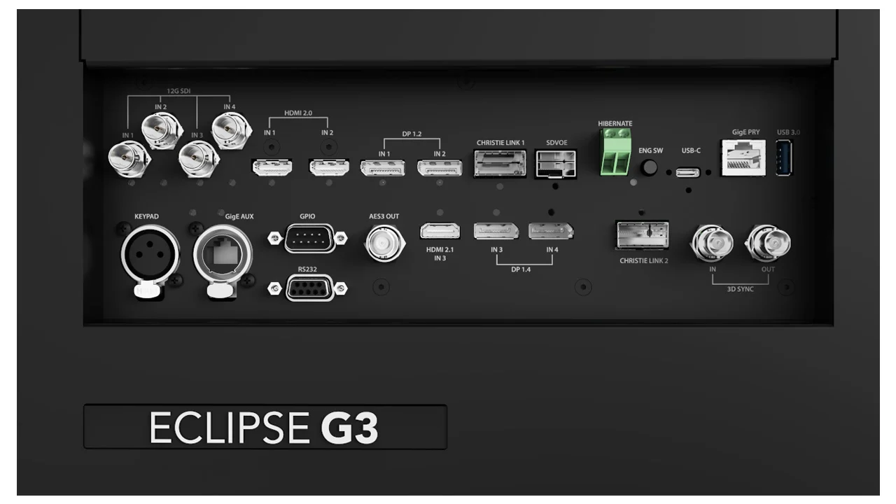 Christie Eclipse G3-Demoware