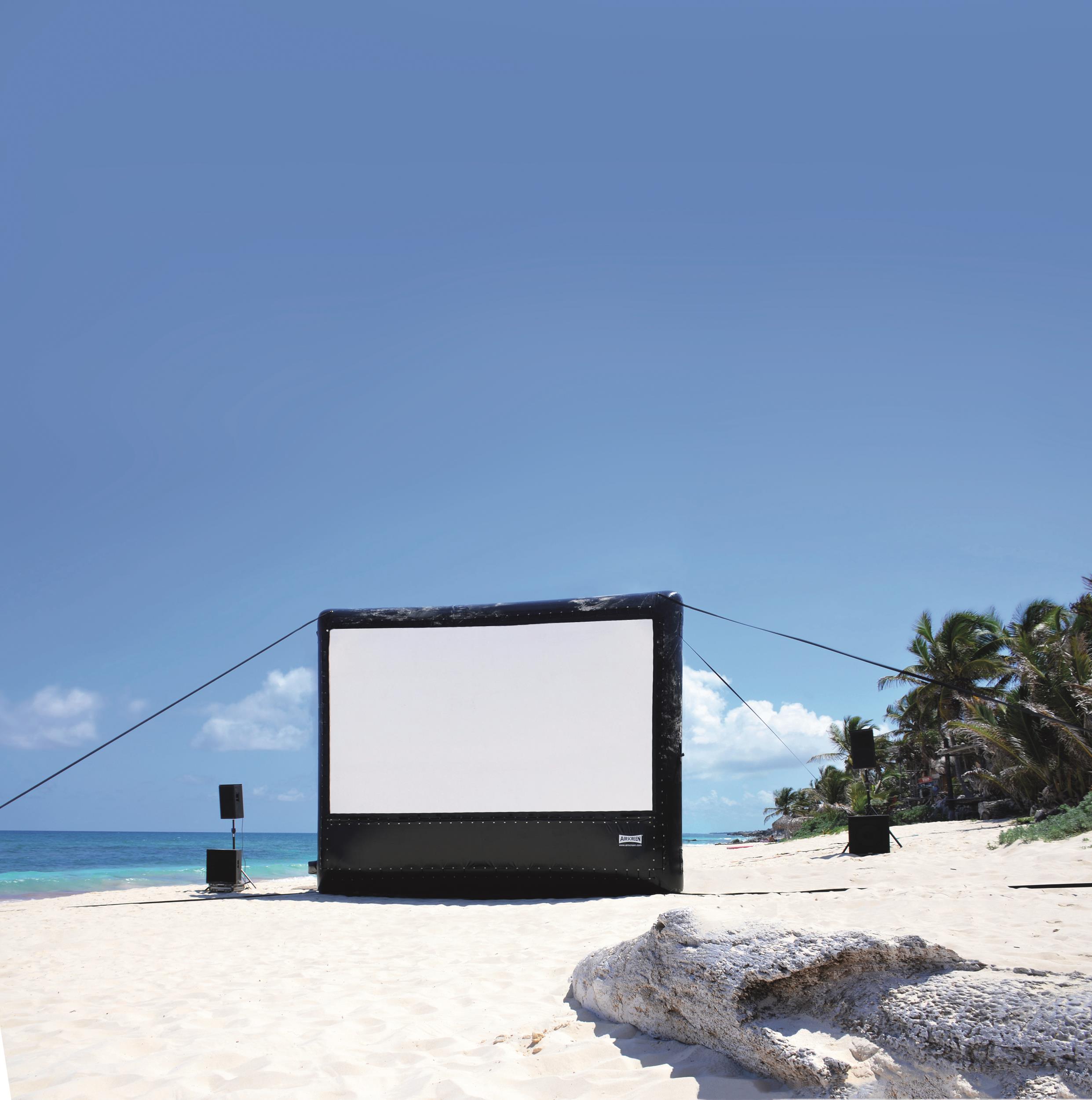 Airscreen classic, 2000x1000 cm, für bis zu 5000 Zuschauer 