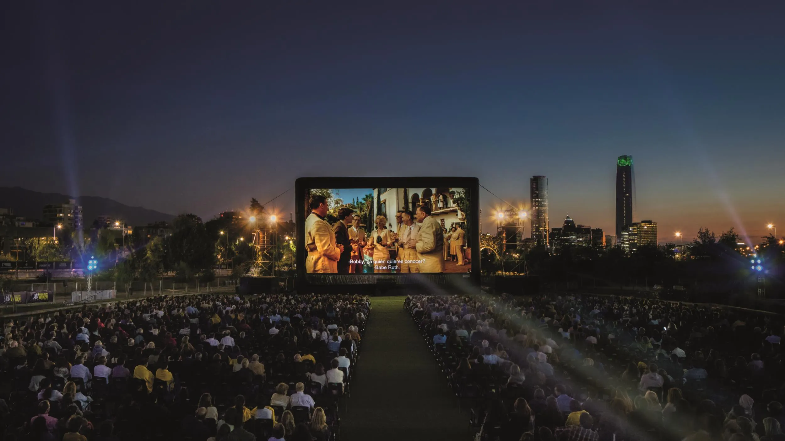 Airscreen classic, 1200x600 cm, für bis zu 1500 Zuschauer 